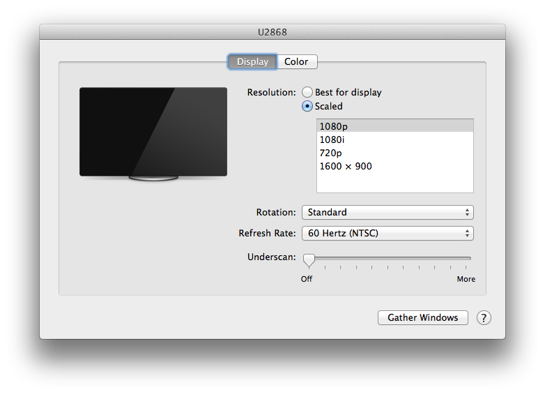 4k monitor for mac mini 2012
